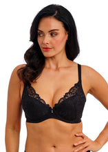 Load image into Gallery viewer, Wacoal Abellia Uw Plunge Lace Bra (Black)