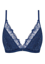 Load image into Gallery viewer, Wacoal Abellia Bralette (Navy Peony)