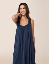 Load image into Gallery viewer, Papinelle Kate Modal Soft Pleat Front Nightie (Navy)