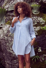 Load image into Gallery viewer, Sunseeker Summer Stripe Painters Shirt - Blue