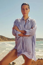 Load image into Gallery viewer, Sunseeker Summer Stripe Painters Shirt - Blue