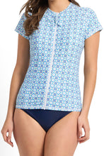 Load image into Gallery viewer, Sunseeker Delight Short Sleeve Rashie - Ink