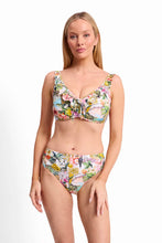 Load image into Gallery viewer, Sunseeker White Lotus Ruched Mid Rise Pant - White