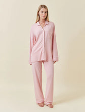 Load image into Gallery viewer, Papinelle Kate Modal Soft Full Length PJ Set (Pink)