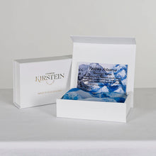 Load image into Gallery viewer, Carmen Kirstein NZ inspired silk scarf (Mountain Ranges)
