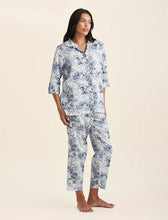 Load image into Gallery viewer, Papinelle Toile De Jouy Crop PJ Set (French Blue)