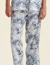 Load image into Gallery viewer, Papinelle Toile De Jouy Crop PJ Set (French Blue)