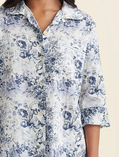 Load image into Gallery viewer, Papinelle Toile De Jouy Crop PJ Set (French Blue)