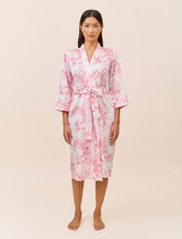Load image into Gallery viewer, Papinelle Toile De Jouy Midi Robe (Pink Lemonade)
