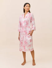 Load image into Gallery viewer, Papinelle Toile De Jouy Midi Robe (Pink Lemonade)