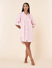 Load image into Gallery viewer, Papinelle Cheri Blossom Cosy Pleat Front Nightie (Parfait Pink)