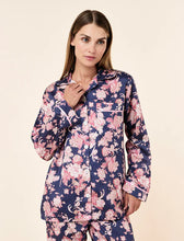 Load image into Gallery viewer, Papinelle Madelyn Full Length PJ Set (Pageant Blue)