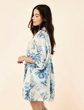 Load image into Gallery viewer, Papinelle x Karen Walker Romantic Floral Flowy Boxer PJ Set (Teal)