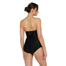 Load image into Gallery viewer, Zoggs Ruched bandeau Chlorine resistant Swimsuit(Moonstone)