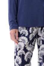 Load image into Gallery viewer, Florence Broadhurst 3FL83J Japanese Floral Ski Pyjamas (Navy)