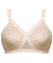 Load image into Gallery viewer, Playtex 18 Hour Cross Your Heart Wire-Free Lace Bra - Beige