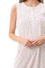 Load image into Gallery viewer, Givoni 4LP44F - Farrah Sleeveles Cotton nightie (Peach Blue)