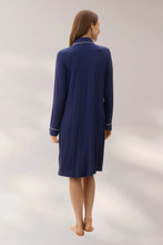Load image into Gallery viewer, Givoni 5LE93 - Short Sleepshirt With Piping (Navy)