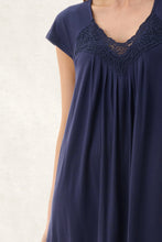 Load image into Gallery viewer, Givoni 6LE67 Short Sleeve Short Nightie (Navy)