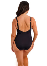 Load image into Gallery viewer, Fantasie Merissa Black Non Wired Plunge Swimsuit (Black)