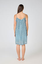 Load image into Gallery viewer, Arabella MD 866 F6 Short Nightie/ Dress (Turquoise Paisley)