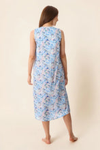 Load image into Gallery viewer, Givoni Bari Sleeveless Mid Length Nightie (Blue)