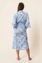 Load image into Gallery viewer, Givoni Bari Mid Length Wrap Robe (Blue)