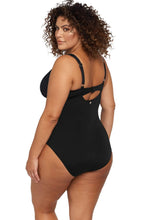 Load image into Gallery viewer, Artesands Delacroix Chlorine Resistant One Piece Swimsuit (Black)