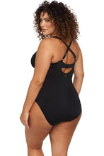 Load image into Gallery viewer, Artesands Delacroix Chlorine Resistant One Piece Swimsuit (Black)