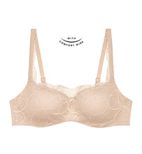 Load image into Gallery viewer, Triumph Body Make-Up Illusion Lace Balconette Bra (Nude Beige)