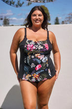 Load image into Gallery viewer, Capriosca Carnival Tank Tankini (Black)
