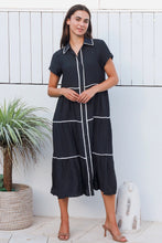 Load image into Gallery viewer, Charlotte CHM0004 Black Midi Dress (Black)