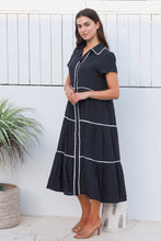 Load image into Gallery viewer, Charlotte CHM0004 Black Midi Dress (Black)