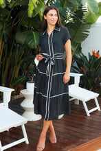 Load image into Gallery viewer, Charlotte CHM0004 Black Midi Dress (Black)