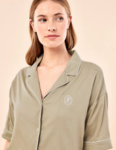 Load image into Gallery viewer, Papinelle Karen Walker Runaway Girl Boxer PJ Set - Sage
