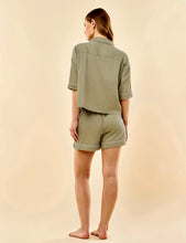 Load image into Gallery viewer, Papinelle Karen Walker Runaway Girl Boxer PJ Set - Sage