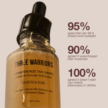 Load image into Gallery viewer, Three Warriors Organic Face Hydrabronze Tanning Drops