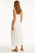 Load image into Gallery viewer, Sea Level Heatwave Bandeau Dress (White)
