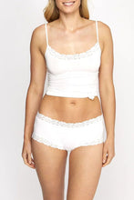 Load image into Gallery viewer, Jockey Parisienne Cotton Boyleg Pant (Black, White)