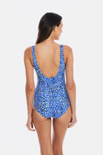Load image into Gallery viewer, Togs Peru Gathered Square One Piece Swimsuit (Blue)