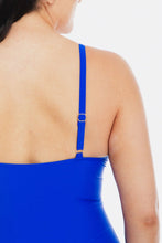 Load image into Gallery viewer, Togs V Neck Binding One Piece Swimsuit (Cobalt)