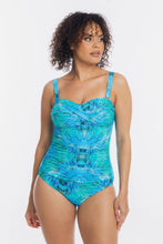 Load image into Gallery viewer, Togs Ulysses Bandeau Mastectomy Friendly Swimsuit (Aqua)