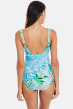 Load image into Gallery viewer, Togs Lucca Square Neck One Piece Swimsuit (Turquoise)