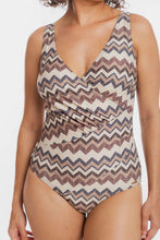 Load image into Gallery viewer, Togs Chestnut Cross Over Swimsuit (Chestnut)