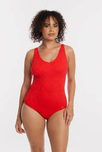 Load image into Gallery viewer, Togs Chiseled V Neck Plunge (Red)