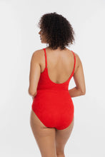 Load image into Gallery viewer, Togs Chiseled V Neck Plunge (Red)