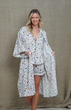 Load image into Gallery viewer, Linens Unlimited Cotton Kimono (Floral Haze)