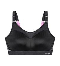 Load image into Gallery viewer, TRIUMPH TRIACTION CONTROL LITE MINIMISER SPORTS BRA (Black) (Grey)