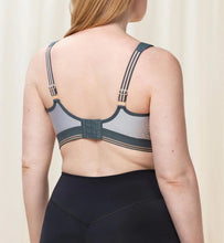 Load image into Gallery viewer, TRIUMPH TRIACTION CONTROL LITE MINIMISER SPORTS BRA (Black) (Grey)