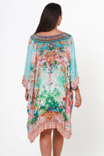 Load image into Gallery viewer, Peacock Feather ON0013 Viscose Beach Kaftan (Multi)